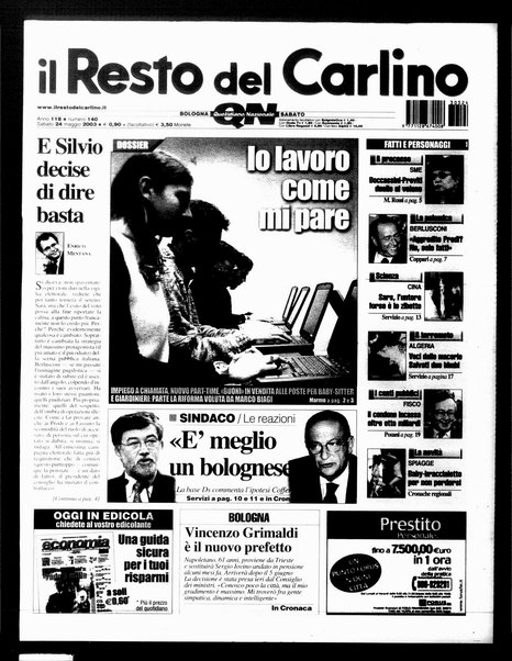 Il Resto del Carlino : giornale dell'Emilia